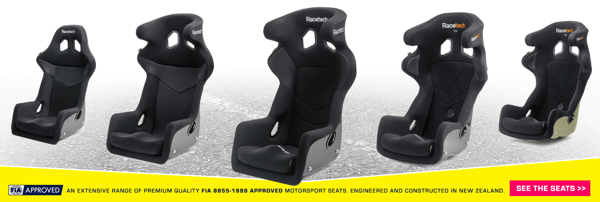 Racetech FIA 8855-1999 Approved Seats