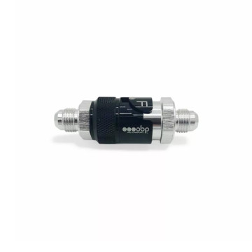 OBP Aluminium Complete Dry Break Coupling - Black
